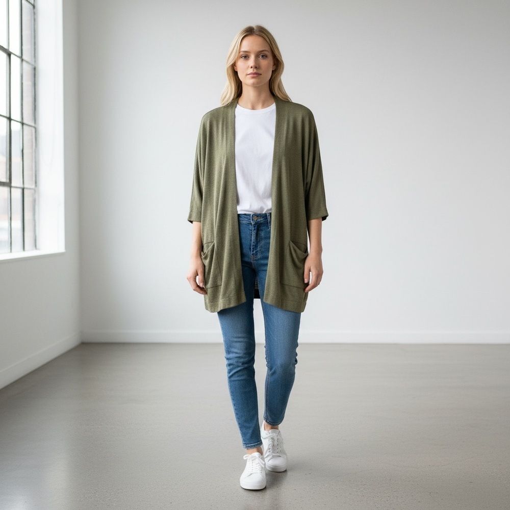 NWT Wilfred Free Aritzia Zlata Open Front Cardigan Sz XS